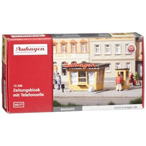 Auhagen 12340 Newspaper Stand with Telephone Booth Modelling Kit
