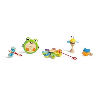 Hape Nature Band Rhythm Kit – 5-Piece Nature-Themed Percussion Set, Musical Play for Ages 24M+ Hape Nature Band Rhythm Kit – 5-Piece Nature-Themed Percussion Set, Musical Play for Ages 24M+