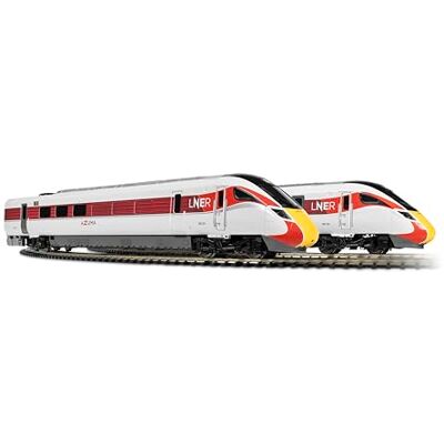 Hornby R30449 RailRoad LNER Class 800 Train Pack 800201 Locomotive Junior Model Railway OO Gauge Hornby R30449 RailRoad LNER Class 800 Train Pack 800201 Locomotive Junior Model Railway OO Gauge