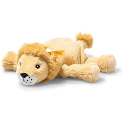 Steiff Liam Lion 20 cm, Soft Cuddly Friends, Stuffed Animal Lion, fluffy Plush-Toy for playing & cuddling, made of cuddly soft Plush for gentle Baby Skin, Machine washable Steiff Liam Lion 20 cm, Soft Cuddly Friends, Stuffed Animal Lion, fluffy Plush-Toy for playing & cuddling, made of cuddly soft Plush for gentle Baby Skin, Machine washable