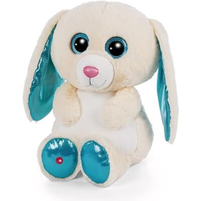Nici GLUBSCHIS Wolli-Dot the Rabbit, Stuffed Animal Made of Soft Plush, Cute Plush Toy for Cuddling and Playing, for Children and Adults, Great Gift Idea, 45 cm, White 62716 Nici GLUBSCHIS Wolli-Dot the Rabbit, Stuffed Animal Made of Soft Plush, Cute Plush Toy for Cuddling and Playing, for Children and Adults, Great Gift Idea, 45 cm, White 62716