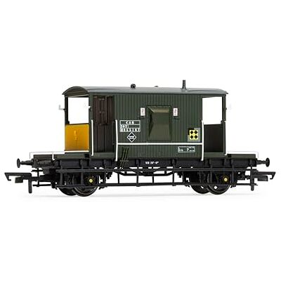 Hornby R60290 BR Brake Van CAR B955167 Freight Wagons, Green Hornby R60290 BR Brake Van CAR B955167 Freight Wagons, Green