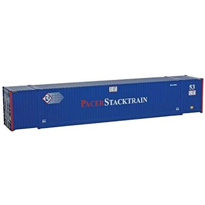 Walthers SceneMaster 949-8507 1:87, Pacer Stacktrain, HO Scale Model 53' Foot Container Walthers SceneMaster 949-8507 1:87, Pacer Stacktrain, HO Scale Model 53' Foot Container
