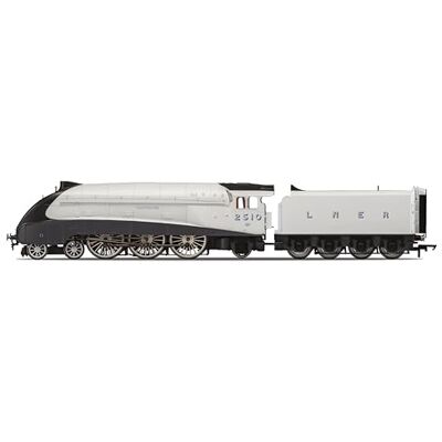 Hornby R30457 Dublo LNER Class A4 4-6-2 2510 Quicksilver 90th Anniversary Collection, 29 cm Hornby R30457 Dublo LNER Class A4 4-6-2 2510 Quicksilver 90th Anniversary Collection, 29 cm
