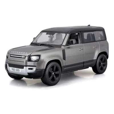 Bburago LAND ROVER DEFENDER (2022) 1:24 Scale Incredibly Detailed Die-Cast Collectible Model Car, Multiple Colours Bburago LAND ROVER DEFENDER (2022) 1:24 Scale Incredibly Detailed Die-Cast Collectible Model Car, Multiple Colours