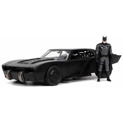 Jada 253215010 Batmobile Car Metal, Black/Gunmetal Grey Jada 253215010 Batmobile Car Metal, Black/Gunmetal Grey