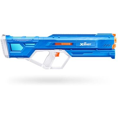 XSHOT Water Mega Pulse Motor Soaker by ZURU, 1100ml Capacity, 9m Range, Motorised Blaster Watergun, Water Blaster, Water Toys, Fills with Water in just 1 Second, Rechargeable Battery. XSHOT Water Mega Pulse Motor Soaker by ZURU, 1100ml Capacity, 9m Range, Motorised Blaster Watergun, Water Blaster, Water Toys, Fills with Water in just 1 Second, Rechargeable Battery.