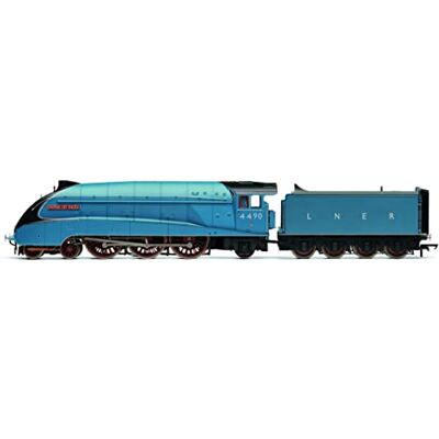 Hornby Steam Train R3993 LNER, A4 Class, 4-6-2, 4490 'Empire of India' Era 3 00 Gauge Locomotives for Train Set, Engine Models for Adults 1:76 Scale Model Gift Hornby Steam Train R3993 LNER, A4 Class, 4-6-2, 4490 'Empire of India' Era 3 00 Gauge Locomotives for Train Set, Engine Models for Adults 1:76 Scale Model Gift