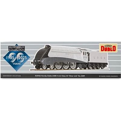 Hornby R30456 Dublo LNER Class A4 4-6-2 2509 Silver Link 90th Anniversary Collection Hornby R30456 Dublo LNER Class A4 4-6-2 2509 Silver Link 90th Anniversary Collection