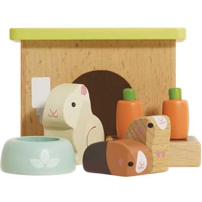 Le Toy Van Wooden Daisylane Bunny & Guinea Accessories Play Set For Dolls Houses Dolls House Furniture Sets Suitable For Ages 3+ Le Toy Van Wooden Daisylane Bunny & Guinea Accessories Play Set For Dolls Houses Dolls House Furniture Sets Suitable For Ages 3+