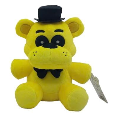 Jazwares Five Nights at Freddy’s Golden Freddy 8-Inch Plush Soft Material and Glow-In-The-Dark Eyes Jazwares Five Nights at Freddy’s Golden Freddy 8-Inch Plush Soft Material and Glow-In-The-Dark Eyes