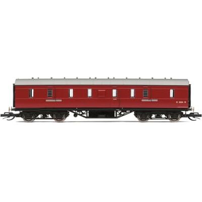 Hornby TT:120 Coach Car TT4039 BR 50’ Passenger Brake, M31014M Era 4 Train Toy, TT Gauge Carriage for Train Set, Rolling Stock Models for Adults 1:120 Scale Model Gift Hornby TT:120 Coach Car TT4039 BR 50’ Passenger Brake, M31014M Era 4 Train Toy, TT Gauge Carriage for Train Set, Rolling Stock Models for Adults 1:120 Scale Model Gift