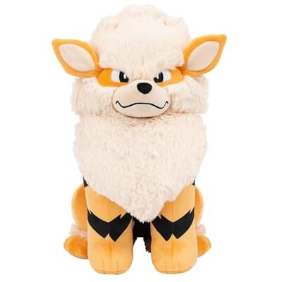 Jazwares Pokémon Arcanine Plush 12-Inch Soft Plush with Authentic Details with authentic details Jazwares Pokémon Arcanine Plush 12-Inch Soft Plush with Authentic Details with authentic details