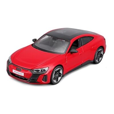 Maisto 2022 Audi E-Tron GT Super Car 1:24 Scale Incredibly Detailed Replica Die-Cast Replica Collectible Model Vehicle, Red Maisto 2022 Audi E-Tron GT Super Car 1:24 Scale Incredibly Detailed Replica Die-Cast Replica Collectible Model Vehicle, Red