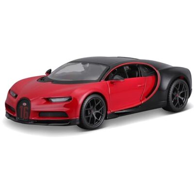 Maisto M31524 Bugatti Chiron Sport, Special Edition 1:24 Scale Die-Cast Collectible Race Car, red Maisto M31524 Bugatti Chiron Sport, Special Edition 1:24 Scale Die-Cast Collectible Race Car, red