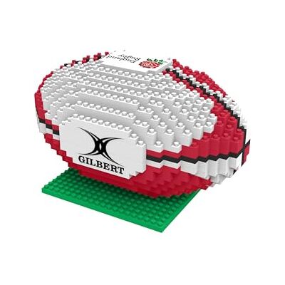 FOCO Officially Licensed RFU 3D BRXLZ Bricks Rugby Ball Toy Model FOCO Officially Licensed RFU 3D BRXLZ Bricks Rugby Ball Toy Model