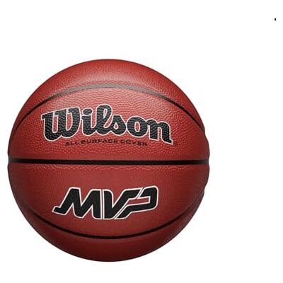 Wilson MVP Basketball Micro Mini, Rubber Miniature Basketball, Compact & Versatile For Kids, As Decoration Or As A Gift, Colour: Brown Wilson MVP Basketball Micro Mini, Rubber Miniature Basketball, Compact & Versatile For Kids, As Decoration Or As A Gift, Colour: Brown