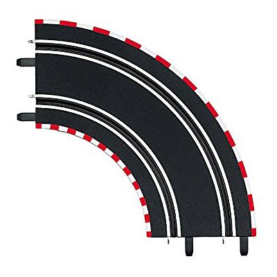 Carrera 20061603 Digital 143 / GO!!! Curve 1/90 ° (2) Slot Car Racing Accessory Carrera 20061603 Digital 143 / GO!!! Curve 1/90 ° (2) Slot Car Racing Accessory