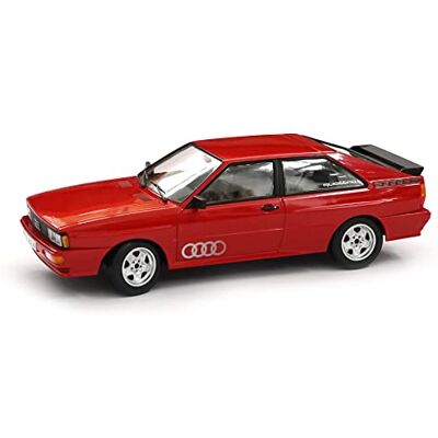Audi Quattro Car 1980 Scale Miniature Model Red, Maßstab 1:18 Audi Quattro Car 1980 Scale Miniature Model Red, Maßstab 1:18