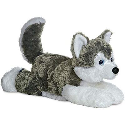AURORA , 31453, Shadow Husky Flopsie, 12In, Soft Toy, (Grey/White/Blue) AURORA , 31453, Shadow Husky Flopsie, 12In, Soft Toy, (Grey/White/Blue)