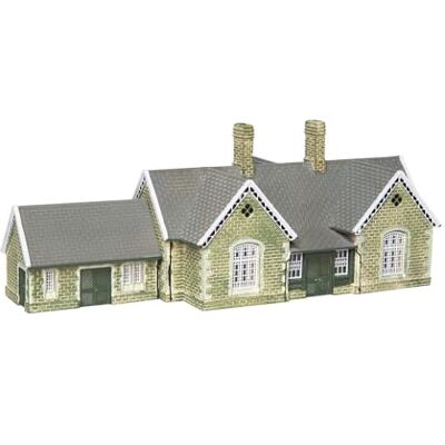 Hornby TT120 TT9002 Settle & Carlisle Dent Station Model Railway TT Gauge Building, Model Train Accessories for Adding Scenery, Dioramas, Woodland, Buildings and More, Diorama Making Kit 1/120 Scale Hornby TT120 TT9002 Settle & Carlisle Dent Station Model Railway TT Gauge Building, Model Train Accessories for Adding Scenery, Dioramas, Woodland, Buildings and More, Diorama Making Kit 1/120 Scale