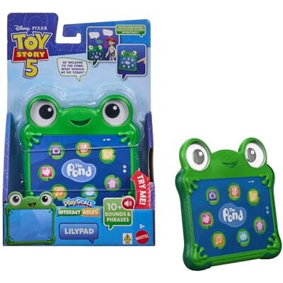 Mattel Disney and Pixar Toy Story 5 Interactables Figure, Lilypad 6 Inch Playscale, Movie Phrases & Converses with Other Characters in Line, JKV28 Mattel Disney and Pixar Toy Story 5 Interactables Figure, Lilypad 6 Inch Playscale, Movie Phrases & Converses with Other Characters in Line, JKV28