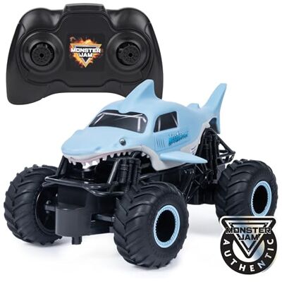 Monster Cable , Official Megalodon Remote Control Monster Truck, 1:24 Scale, 2.4 GHz, for Ages 4 and Up Monster Cable , Official Megalodon Remote Control Monster Truck, 1:24 Scale, 2.4 GHz, for Ages 4 and Up