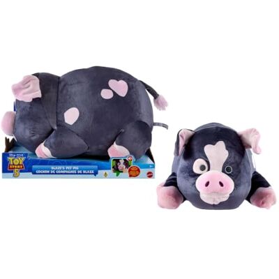 Mattel Disney and Pixar Toy Story 5 Blaze’s Pet Pig Feature Plush with Snout-Activated Sounds, Soft Toy, Stuffed Animal, JKM83 Mattel Disney and Pixar Toy Story 5 Blaze’s Pet Pig Feature Plush with Snout-Activated Sounds, Soft Toy, Stuffed Animal, JKM83