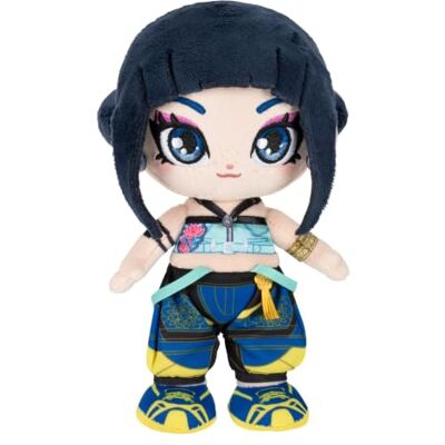 Jazwares KPop Demon Hunters 8-inch Zoey Plush Collectible HUNTR/X Character Plush Ages 6+ Jazwares KPop Demon Hunters 8-inch Zoey Plush Collectible HUNTR/X Character Plush Ages 6+
