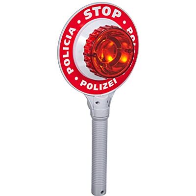 Theo Klein 8858 Police Signalling Disc Battery-powered disc with cool blinking lights Dimensions: 16 cm x 3.5 cm x 29 cm Toys for children aged 3 and over Theo Klein 8858 Police Signalling Disc Battery-powered disc with cool blinking lights Dimensions: 16 cm x 3.5 cm x 29 cm Toys for children aged 3 and over