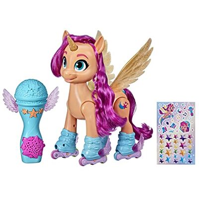 My Little Pony : A New Generation Movie Sing 'N Skate Sunny Starscout Interactive 22.5-cm Remote Control Toy with 50 Reactions, Lights My Little Pony : A New Generation Movie Sing 'N Skate Sunny Starscout Interactive 22.5-cm Remote Control Toy with 50 Reactions, Lights