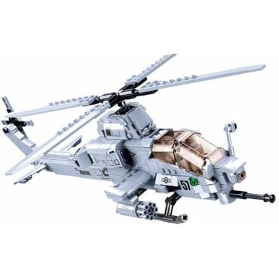Sluban Modelbricks-ah-1z Attack Helicopter Sluban Modelbricks-ah-1z Attack Helicopter