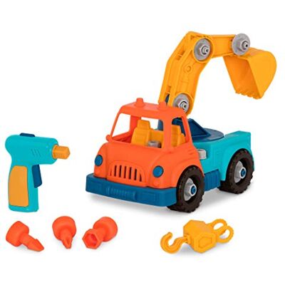 B.Toys Wonderwheels Take-Apart Crane Truck - Toy Truck B.Toys Wonderwheels Take-Apart Crane Truck - Toy Truck