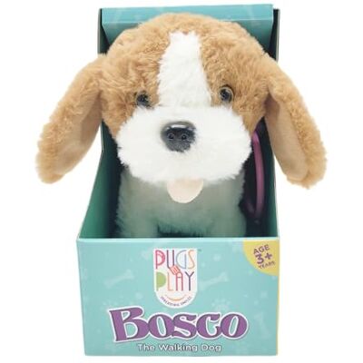 Pugs At Play Bosco Walking Dog With Hand Control And Color Box Interactive Plush Toy – Soft Electronic Animal That Moves and Makes Sounds, for Toddlers and Kids Pugs At Play Bosco Walking Dog With Hand Control And Color Box Interactive Plush Toy – Soft Electronic Animal That Moves and Makes Sounds, for Toddlers and Kids