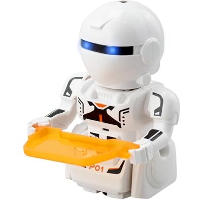 SilverLit Mini Droid Z Interactive Remote Control Robot Toy for Kids with LED Eyes, Dance Mode, Sound Effects & Mini Tray Interactive RC Robot with Lights & Music Compact Design for Imaginative Play Ages 3+ SilverLit Mini Droid Z Interactive Remote Control Robot Toy for Kids with LED Eyes, Dance Mode, Sound Effects & Mini Tray Interactive RC Robot with Lights & Music Compact Design for Imaginative Play Ages 3+