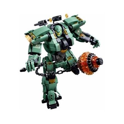 Sluban P.R. Mecha Building Set, 542 Pieces, Ages 8-14, Military Robot with Chain Weapon, Green and Black, M38-B1153 Sluban P.R. Mecha Building Set, 542 Pieces, Ages 8-14, Military Robot with Chain Weapon, Green and Black, M38-B1153