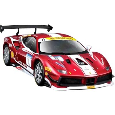 Bburago Build-It-Yourself Die-Cast Supercar Model Kit Ferrari 488 Challenge 1:24 Scale Exceptionally Detailed Collectable Replica Race Car Bburago Build-It-Yourself Die-Cast Supercar Model Kit Ferrari 488 Challenge 1:24 Scale Exceptionally Detailed Collectable Replica Race Car