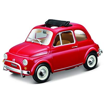Bburago Fiat 500L (1968) Realistic 1:21 Scale Model Car, Officially Licensed by Fiat, Recommended Age 3+ Years Bburago Fiat 500L (1968) Realistic 1:21 Scale Model Car, Officially Licensed by Fiat, Recommended Age 3+ Years