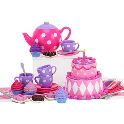 Sophia's Sophia’s Baby Doll Cake and Tea Party Accessories Set for 18 Inch Baby Dolls, Includes 25 Tea Party Accessories for 18" Dolls, Doll Not Included Sophia's Sophia’s Baby Doll Cake and Tea Party Accessories Set for 18 Inch Baby Dolls, Includes 25 Tea Party Accessories for 18" Dolls, Doll Not Included