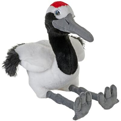 WILD REPUBLIC Cuddlekins Eco Red Crowned Crane, Stuffed Animal, 12 inch, Plush Toy, Eco-Friendly WILD REPUBLIC Cuddlekins Eco Red Crowned Crane, Stuffed Animal, 12 inch, Plush Toy, Eco-Friendly