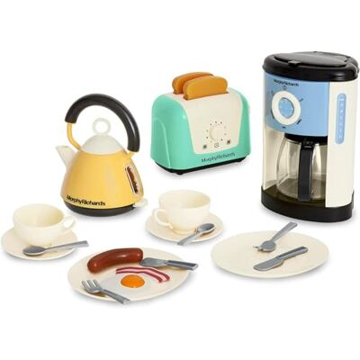 Casdon Morphy Richards Toys. Complete Kitchen Set. Toy Appliance Playset for Kids with Toaster, Coffee Maker, Kettle, Play Food and More. For Children Aged 3+ Casdon Morphy Richards Toys. Complete Kitchen Set. Toy Appliance Playset for Kids with Toaster, Coffee Maker, Kettle, Play Food and More. For Children Aged 3+