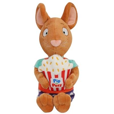 BANDAI Pip and Posy 23cm Plush Posy with Popcorn Character Teddy Bear Toy Soft Plushie for Girls & Boys Adorable Soft Teddy for Cuddles and Playtime BANDAI Pip and Posy 23cm Plush Posy with Popcorn Character Teddy Bear Toy Soft Plushie for Girls & Boys Adorable Soft Teddy for Cuddles and Playtime