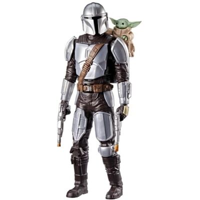 Star Wars The Mandalorian & Grogu Bounty Blaster, 28-cm Action Figure with Sound Effects, Interactive Toys for Boys & Girls Ages 4+ Star Wars The Mandalorian & Grogu Bounty Blaster, 28-cm Action Figure with Sound Effects, Interactive Toys for Boys & Girls Ages 4+