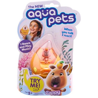Aquapets Capy interactive dancing pets with musical sounds and moves. Aquapets Capy interactive dancing pets with musical sounds and moves.