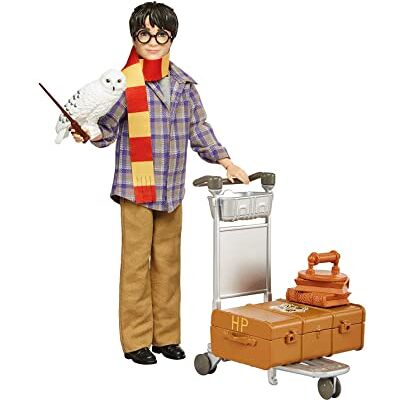 Mattel Harry Potter Collectible Platform 9 3/4 Doll (10-inch), Posable, Wearing Travel Fashion, with Hedwig, Luggage & Accessories, Gift for Collectors and Kids 6 Years Old and Up, GXW31 Mattel Harry Potter Collectible Platform 9 3/4 Doll (10-inch), Posable, Wearing Travel Fashion, with Hedwig, Luggage & Accessories, Gift for Collectors and Kids 6 Years Old and Up, GXW31