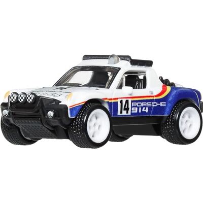 Mattel Hot Wheels Porsche 914 Safari Car Culture Vehicle, Premium 1:64 Scale Die-Cast Toy Car with Real Riders Tires & Metal/Metal Body & Chassis, JKF22 Mattel Hot Wheels Porsche 914 Safari Car Culture Vehicle, Premium 1:64 Scale Die-Cast Toy Car with Real Riders Tires & Metal/Metal Body & Chassis, JKF22