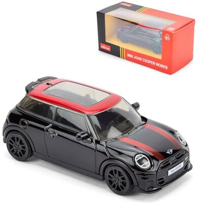 CMJ Mini John Cooper Works 1:43 Scale Die-Cast Model Car Black Detailed Collectors Edition Diecast Official Licensed Product CMJ Mini John Cooper Works 1:43 Scale Die-Cast Model Car Black Detailed Collectors Edition Diecast Official Licensed Product