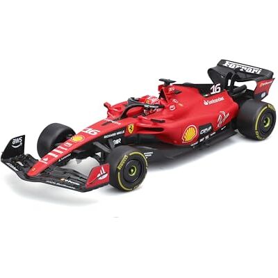 Maisto Tech R/C Maisto TECH Ferrari SF-23 Leclerc Radio-Controlled Vehicle 1:24 Scale, 2.4 GHz RC with Lithium Battery and Semi-Proportional Steering, Officially Licensed by Ferrari Maisto Tech R/C Maisto TECH Ferrari SF-23 Leclerc Radio-Controlled Vehicle 1:24 Scale, 2.4 GHz RC with Lithium Battery and Semi-Proportional Steering, Officially Licensed by Ferrari