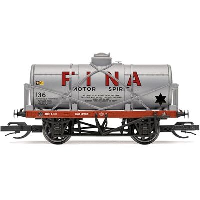 Hornby TT:120 TT6047 Fina '136' 12T Tank Freight Wagon Era 4 Model Train Rolling Stock Railroad Car Hornby TT:120 TT6047 Fina '136' 12T Tank Freight Wagon Era 4 Model Train Rolling Stock Railroad Car