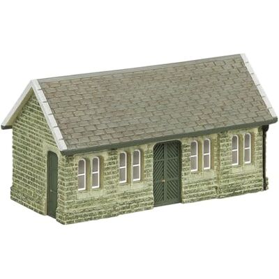Hornby TT:120 TT9003 Settle & Carlisle Waiting Room, Model Railway TT Gauge Building, Model Train Accessory for Adding Scenery, Dioramas, Woodland, Buildings and More, Diorama Making Kit 1/120 Scale Hornby TT:120 TT9003 Settle & Carlisle Waiting Room, Model Railway TT Gauge Building, Model Train Accessory for Adding Scenery, Dioramas, Woodland, Buildings and More, Diorama Making Kit 1/120 Scale